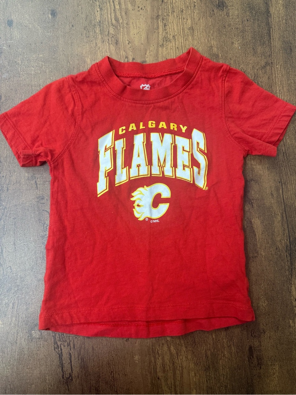 🔥2 for $10🔥 3T Calgary Flames Kids' Red Graphic Tee